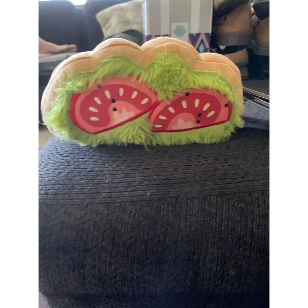 New P.L.A.Y. Barking Brunch Avo-doggo Toast Plush Dog Toy